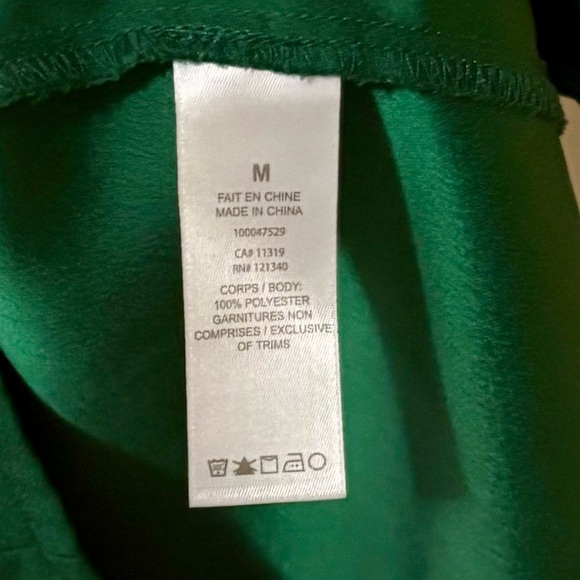 Dynamite| Flutter Sleeve T-Shirt Style Dress in Grass Green Sz M - Picture 3 of 5